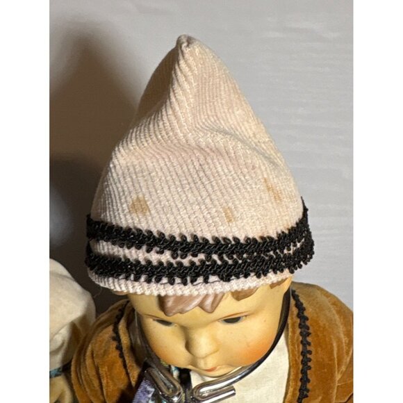 Hansel & Gretel Dolls Oumlet Co Porcelain Bisque 11" Jointed Incl. Stands 1988 - Picture 9 of 15